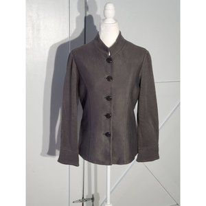 COLDWATER BLAZER COLOR GRAY LONG SLEEVE ACRYLIC/COTTON SIZE 10